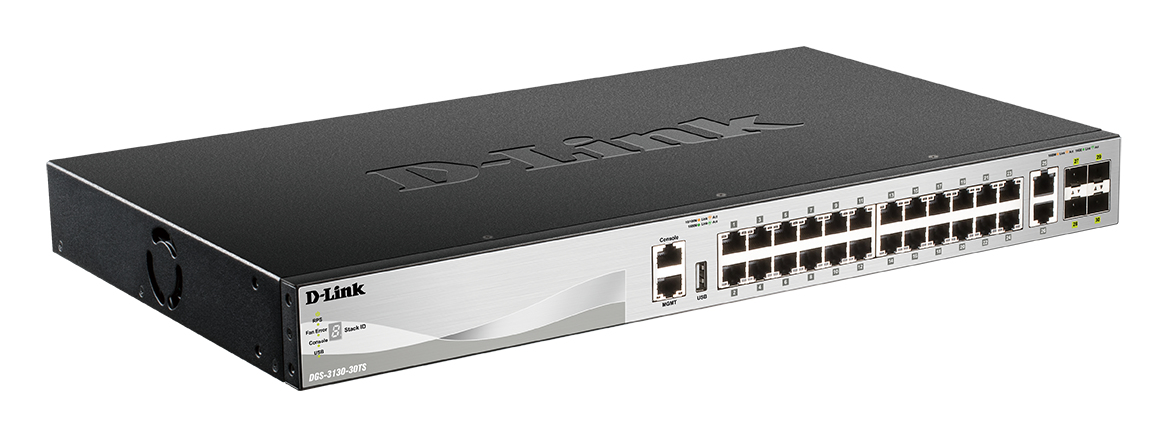D-Link DGS-3130-30TS/E network switch Managed L3 Gigabit Ethernet (10/100/1000) Grey – image 2