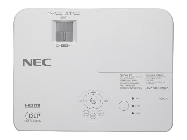 NEC V332X Standard throw projector 3300 ANSI lumens DLP XGA (1024x768) 3D White – image 2