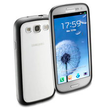 Cellularline Window mobile phone case Cover Black, Transparent