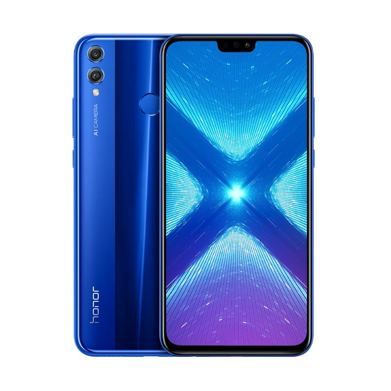 Honor 8X 16.5 cm (6.5") Dual SIM Android 8.1 4G Micro-USB 4 GB 128 GB 3750 mAh Blue – image 1