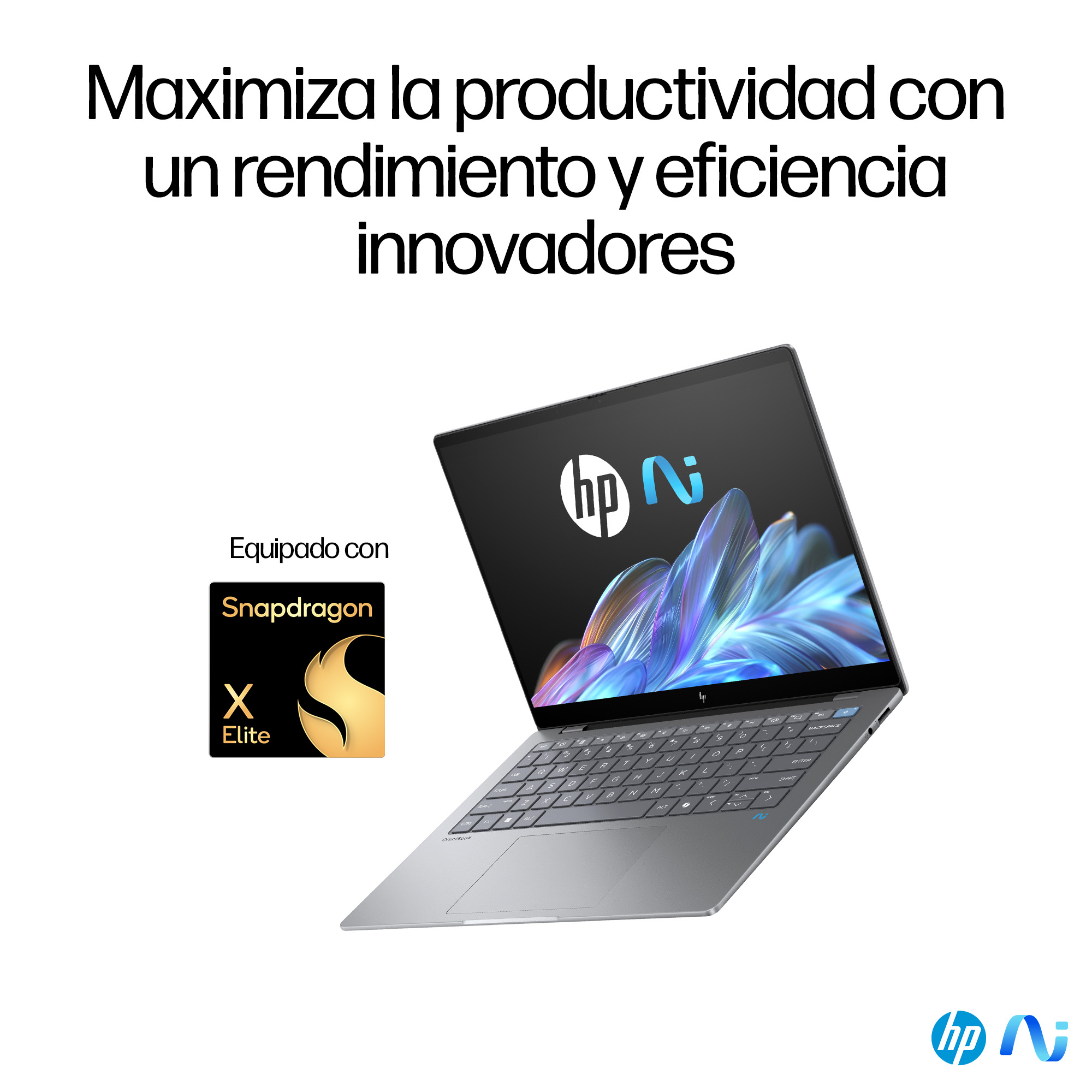 Portátil - HP OmniBook X 14- fe0002ns Copilot+ PC, 14" 2K, Snapdragon® Elite X1E-78-100 45 TOPS, 16GB RAM, 1TB SSD, Adreno Graphics, Windows 11 H - imagen 13