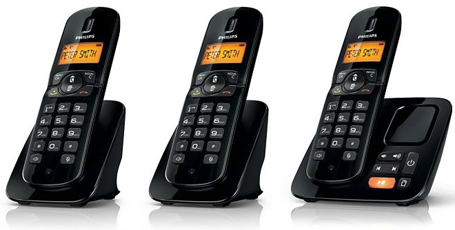 Philips CD1863B/CH telephone DECT telephone Caller ID Black – image 1