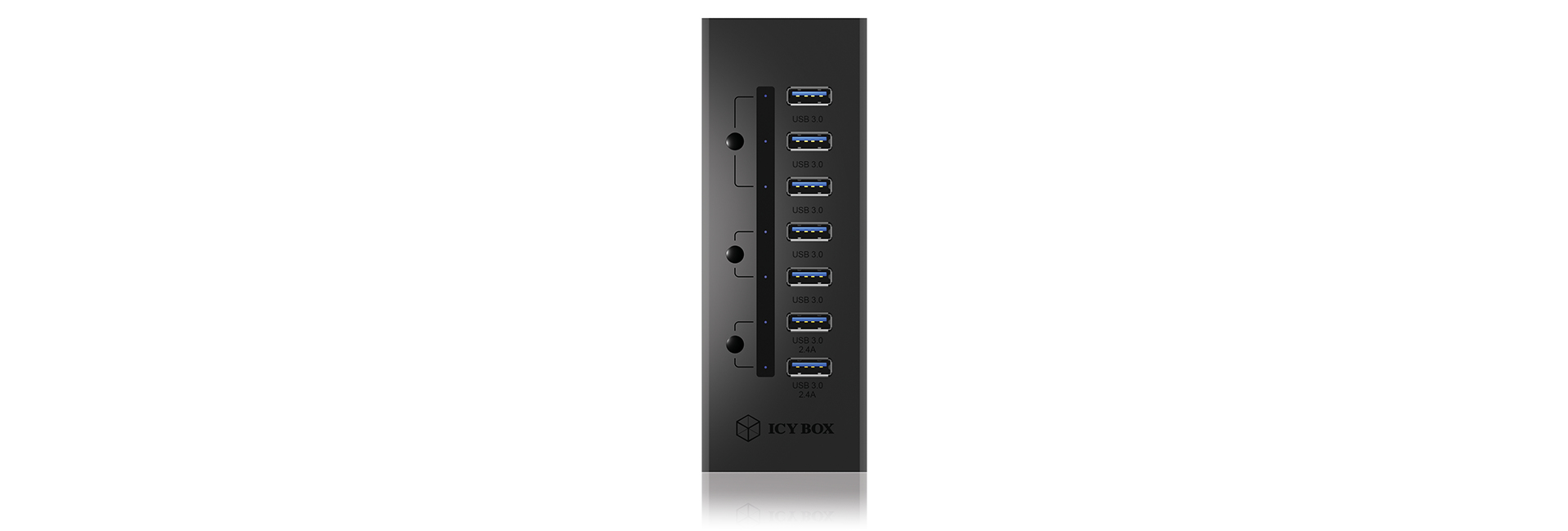 ICY BOX IB-AC6702 USB 3.2 Gen 1 (3.1 Gen 1) Type-A 5000 Mbit/s Black – image 8