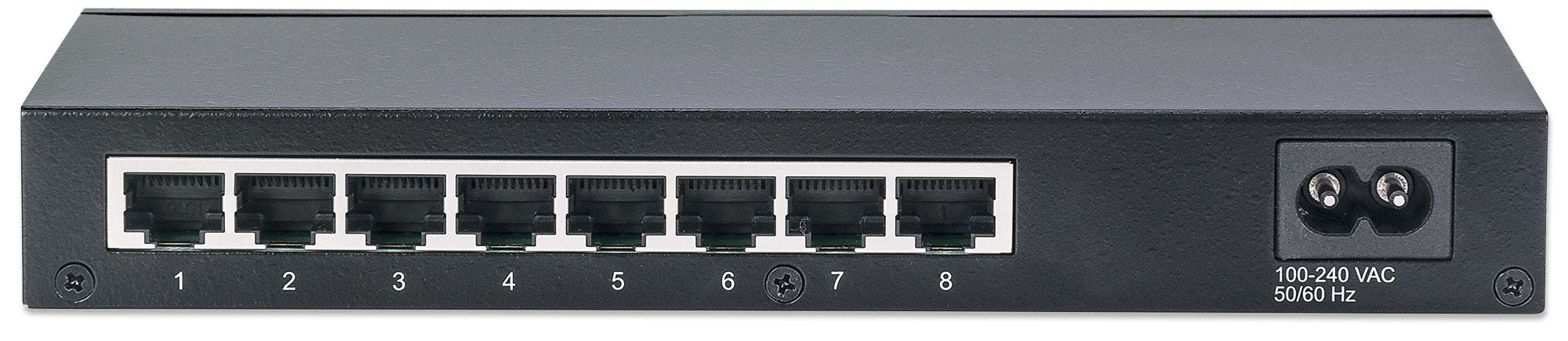 Intellinet 8-Port Gigabit Web-Smart Switch, 8-Port RJ45 10/100/1000 Mbps, IEEE 802.3az Energy Efficient Ethernet, Desktop, Metal (Euro 2-pin plug) – image 4