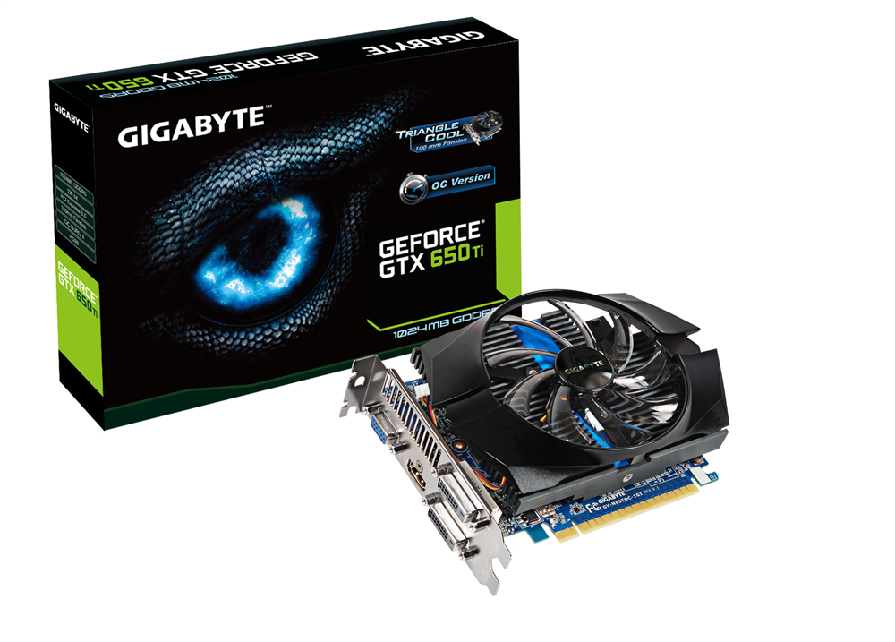 GIGABYTE GV-N65TOC-1GI graphics card NVIDIA GeForce GTX 650 Ti – image 1