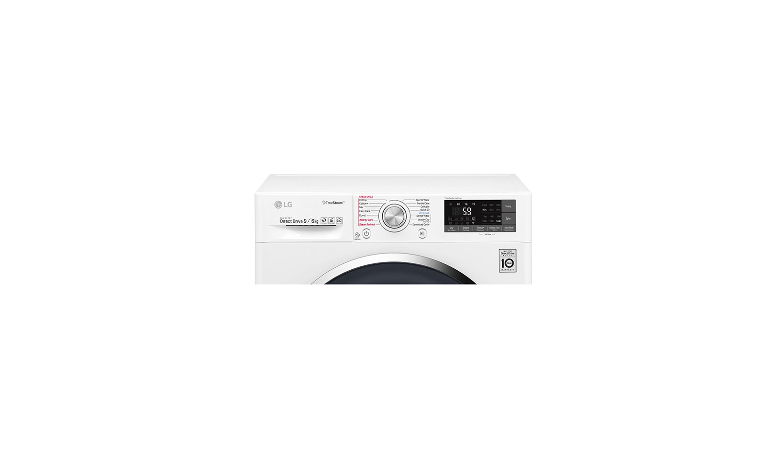 LG F4J8FHP2W washer dryer Freestanding Front-load White – image 5
