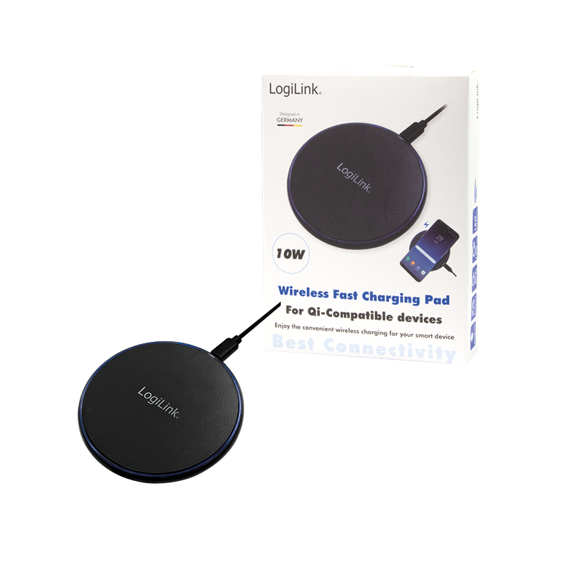 LogiLink PA0178 mobile device charger Smartphone, Tablet Black USB Wireless charging Fast charging Indoor – image 6