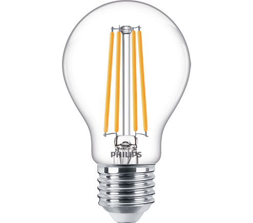 Philips Classic CLA LEDBulb D 7.2-60W A60 E27 827 CL energy-saving lamp Теплый белый 2700 K 7,2 W