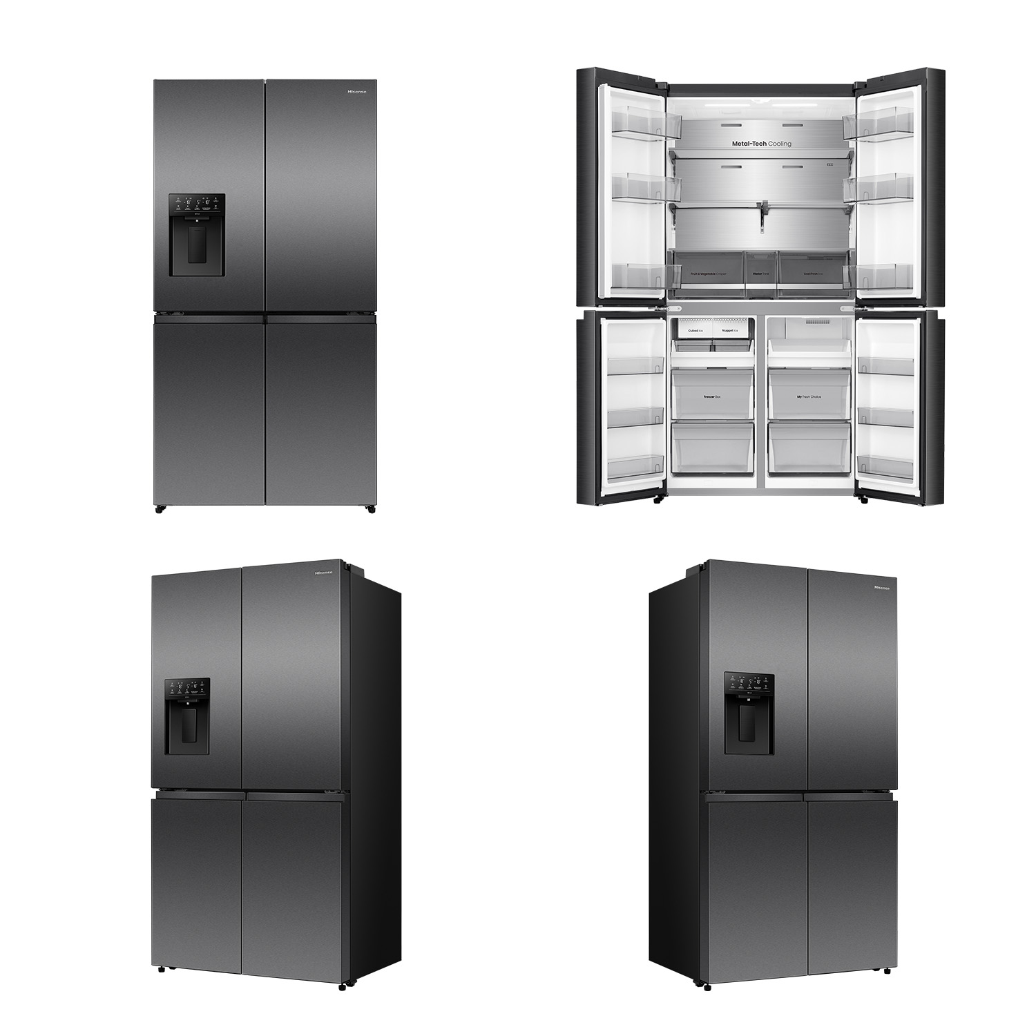 Hisense HRCD640TBW fridge-freezer Freestanding – image 3