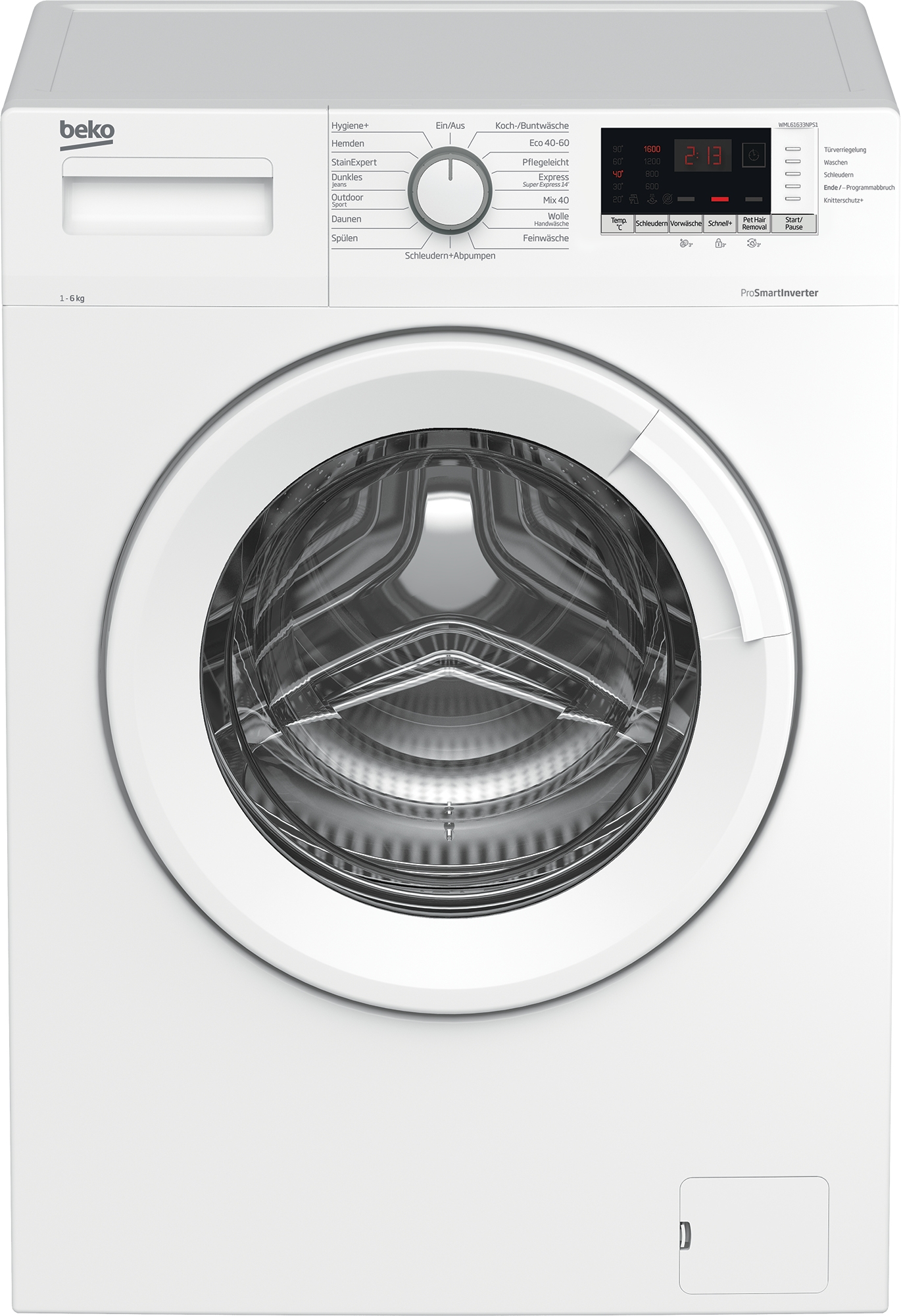 Beko WML61633NPS1 washing machine Front-load