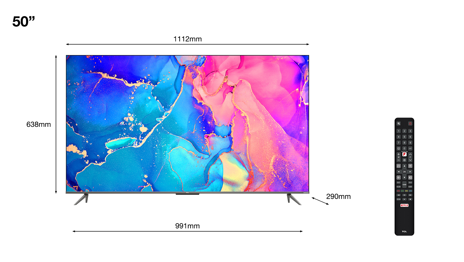 TCL C63 50C635K TV – image 3
