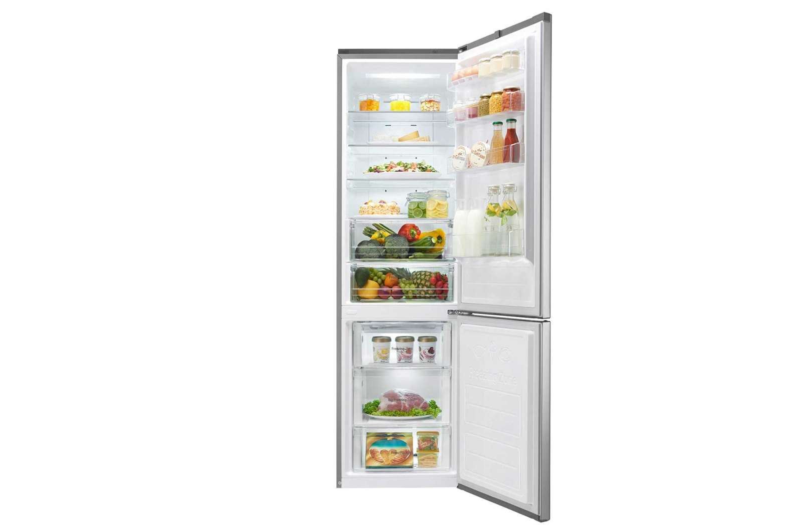 LG GBB60PZMFS fridge-freezer Freestanding – image 2