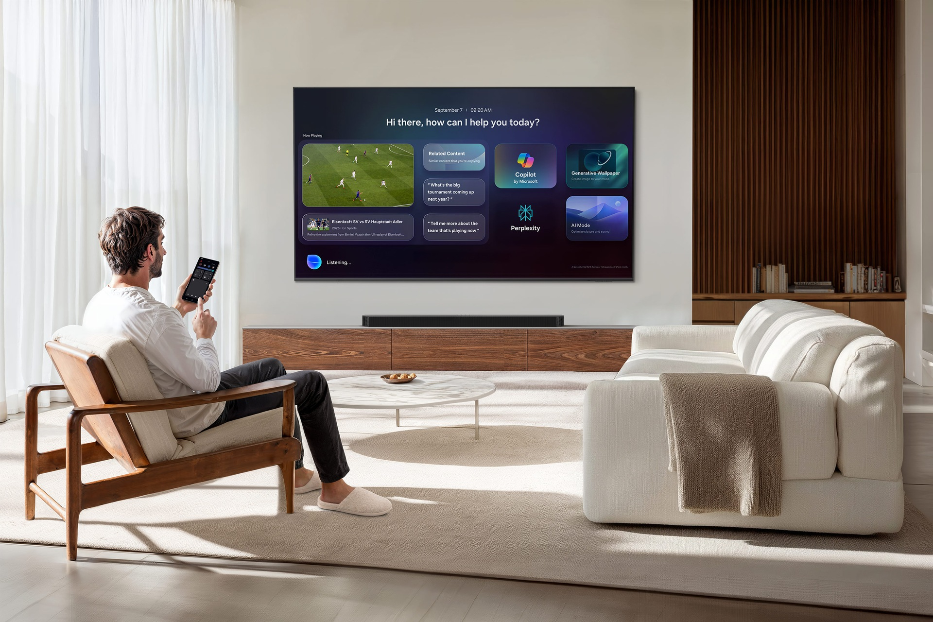 Samsung TU50M74HAU 127 cm (50") 4K Ultra HD Smart TV Wi-Fi Black – image 2
