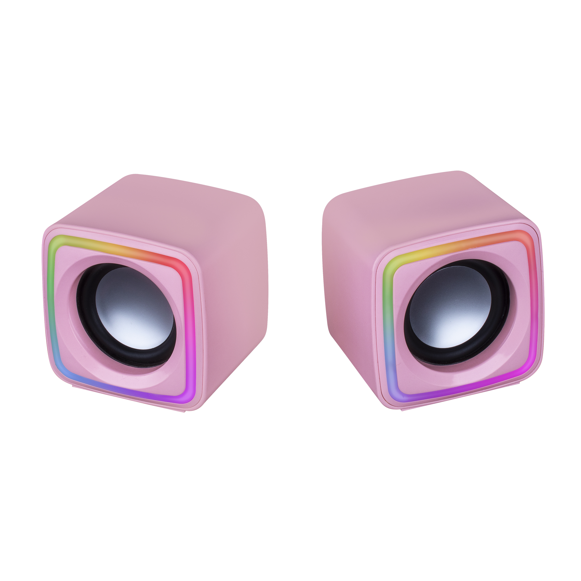 Mars Gaming MSCUBEP Pink Compact RGB Gaming Speakers – image 3