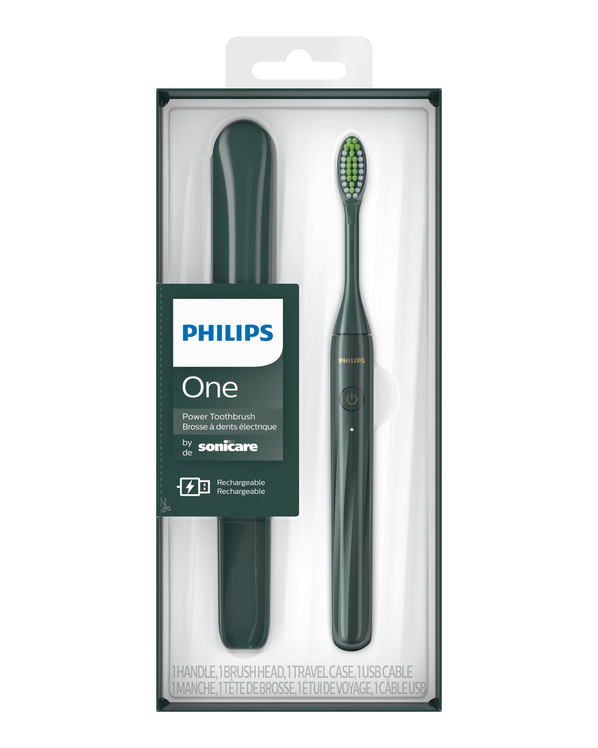 Philips HY1200/18 electric toothbrush Adult Sonic toothbrush Green – image 2