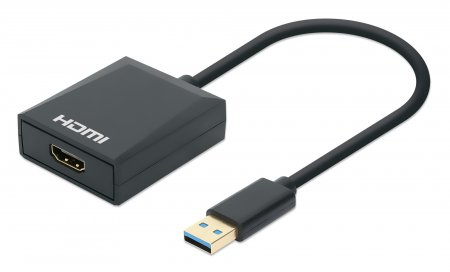 Manhattan Convertidor de USB-A a HDMI 1080p imagen 1