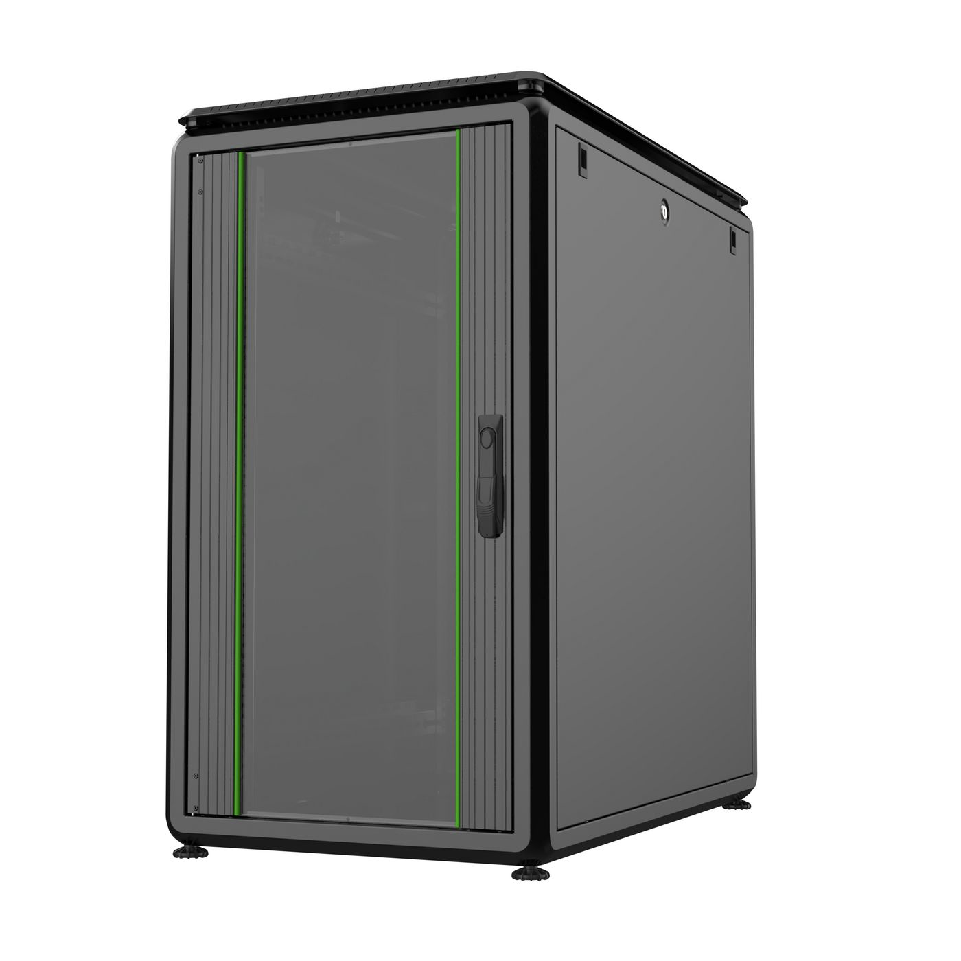 Lanview RDL20U61BL rack cabinet 20U Freestanding rack Black
