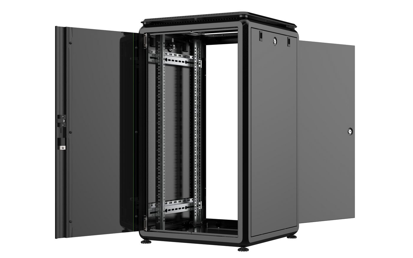 Lanview RDL20U66BL rack cabinet 20U Freestanding rack Black – image 2