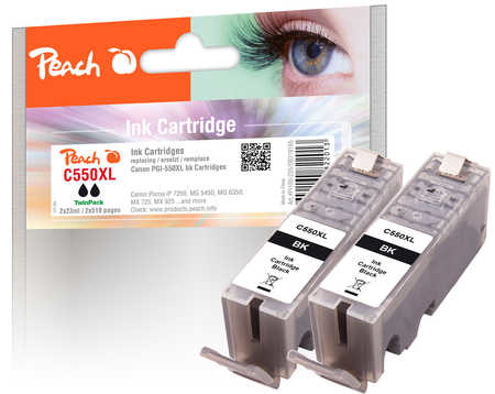 Peach 0F319165 ink cartridge 2 pc(s) Black