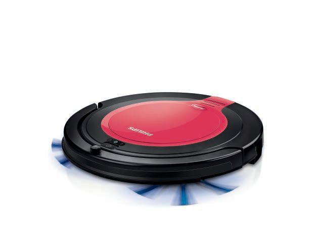 Philips SmartPro Compact FC8705/82 robot vacuum Black, Pink