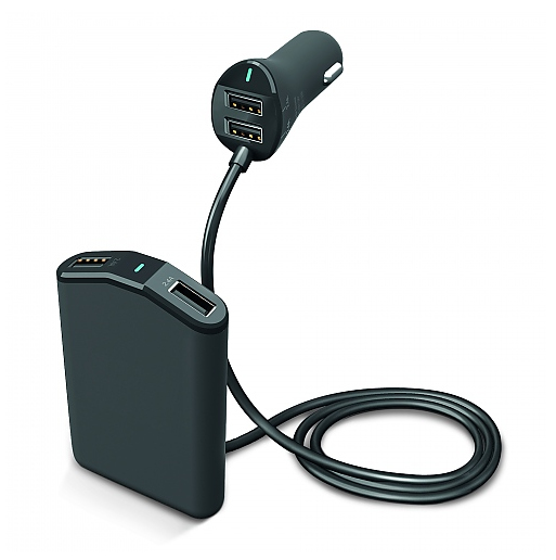 Emporia KLK-RS-USB mobile device charger MP3, Smartphone, Tablet Black Cigar lighter Indoor