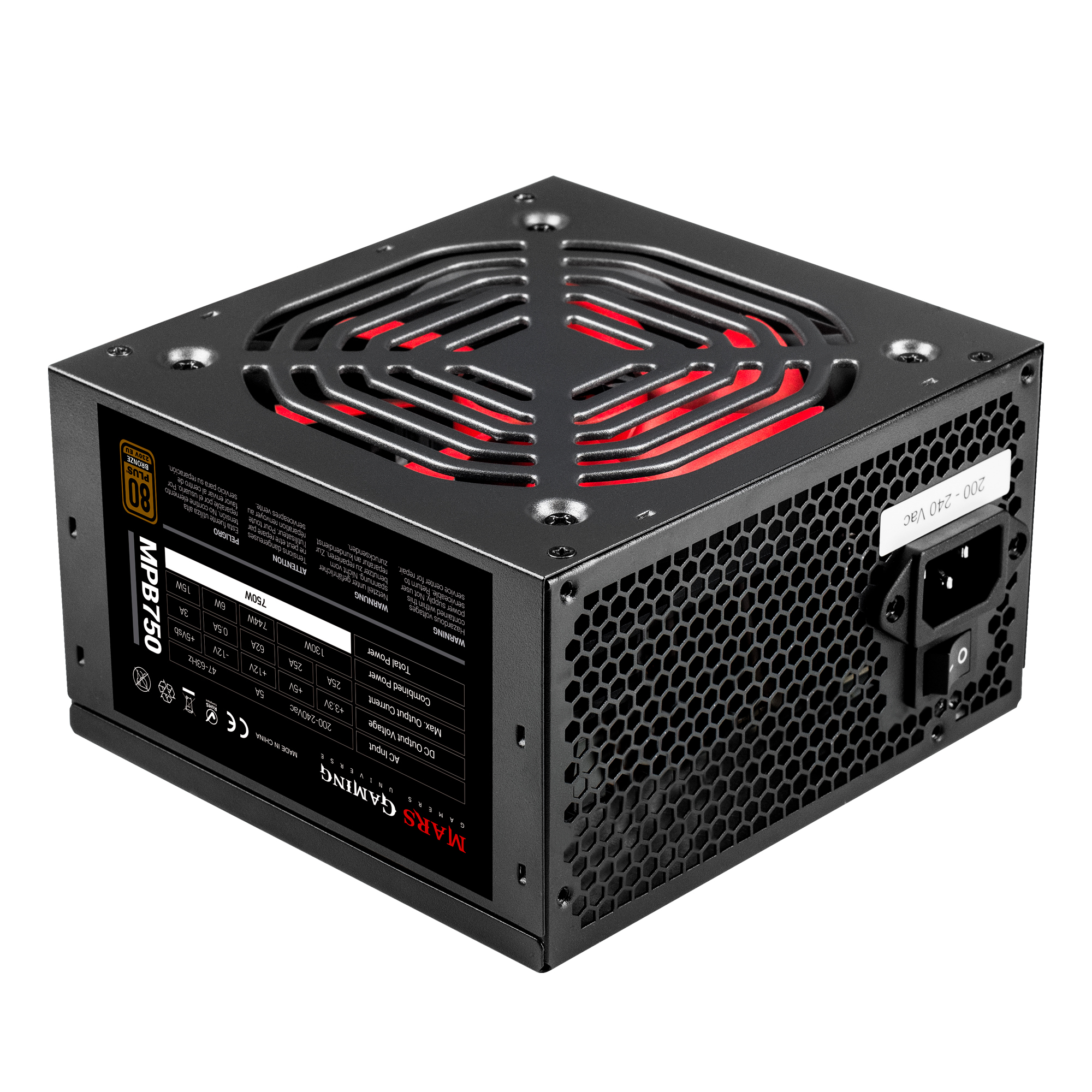 Mars Gaming MPB750 power supply unit