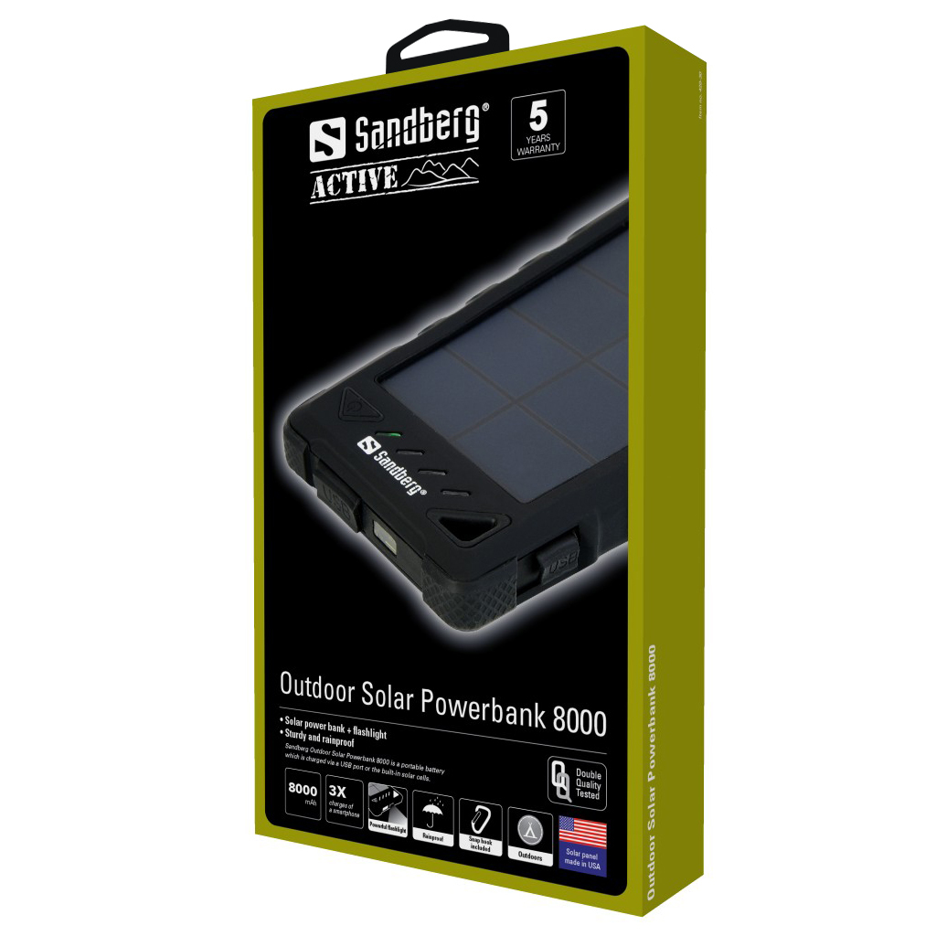 Sandberg Outdoor Solar Powerbank 8000 – image 2