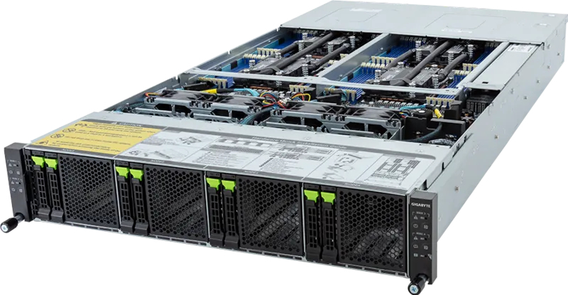 GIGABYTE H273-Z81-LAW1 AMD SoC Socket SP5 Rack (2U) Black, Steel – image 2
