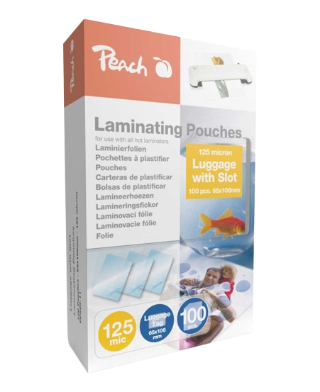 Peach PP525-11 pellicola per plastificatrice 100 pz