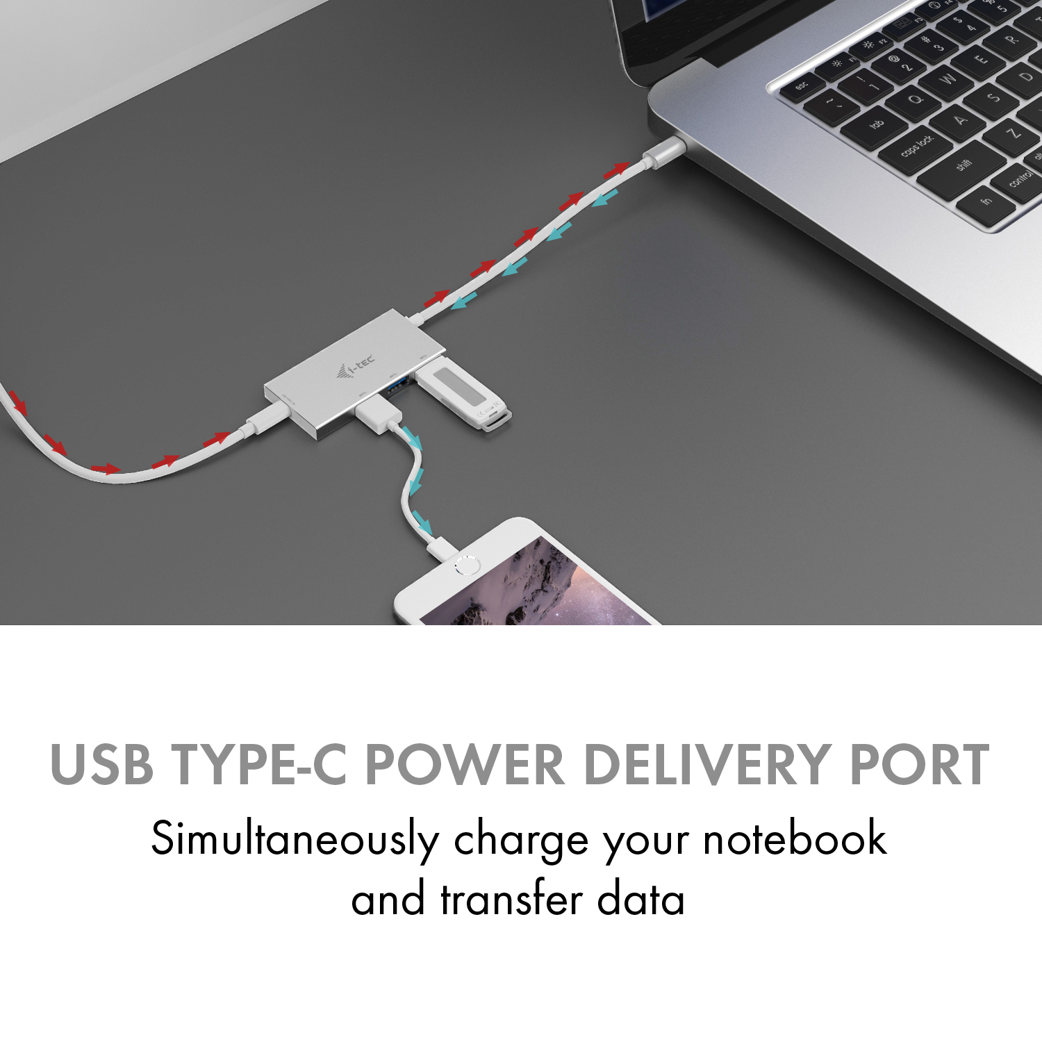 i-tec Advance USB-C HUB 3 Port + Power Delivery – image 6