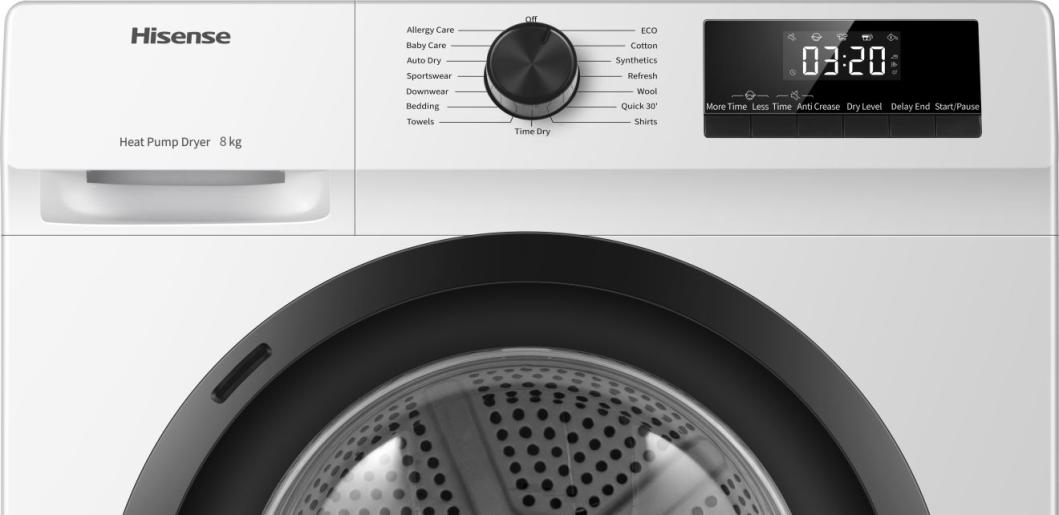 Hisense DH1Q802BW2 tumble dryer Freestanding Front-load – image 6