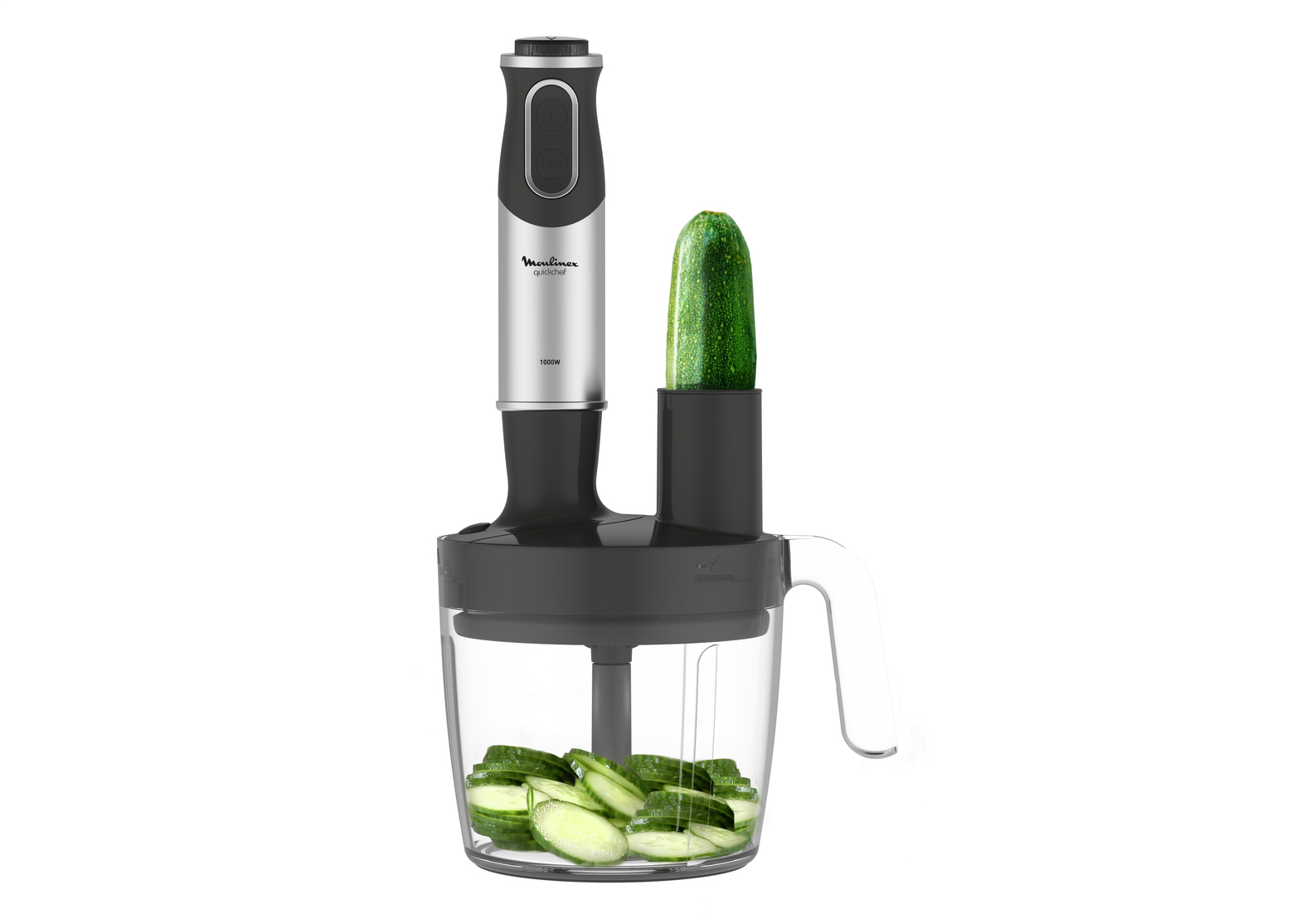 Moulinex DD65L 0.8 L Immersion blender 1000 W Black, Stainless steel – image 2