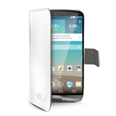 Celly WALLY418WH mobile phone case Wallet case White