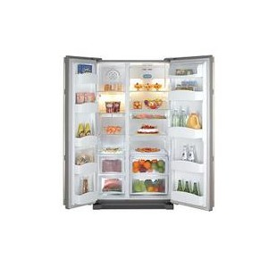 Daewoo FRS-U20BEC side-by-side refrigerator Freestanding Grey – image 2