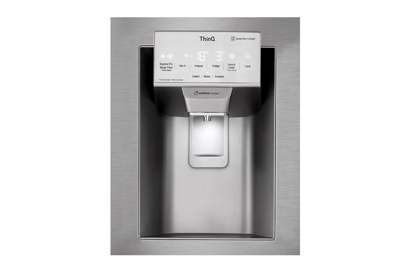 LG GML8031ST side-by-side refrigerator Freestanding – image 8