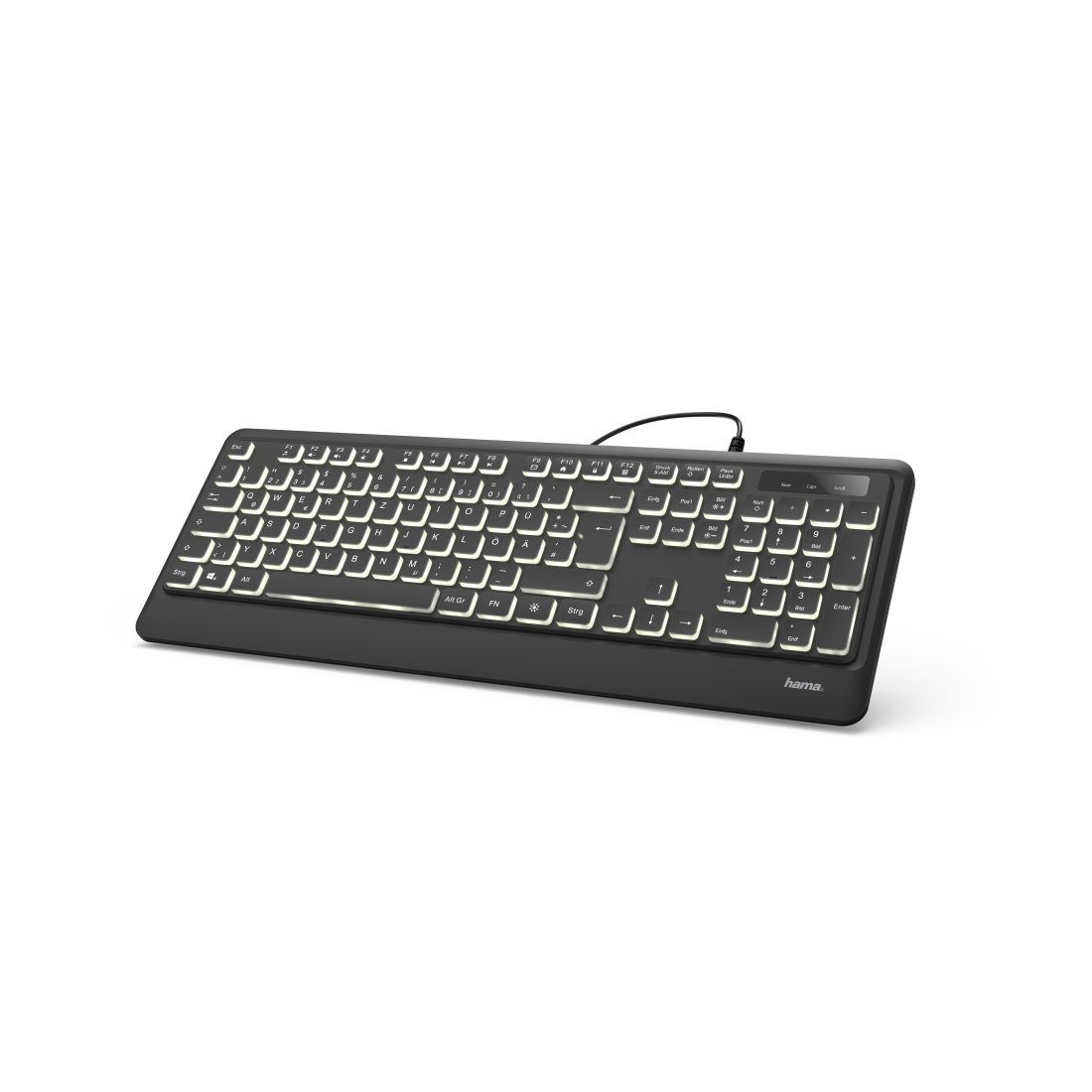 Hama KC-550 keyboard Office USB QWERTZ German Black – image 1