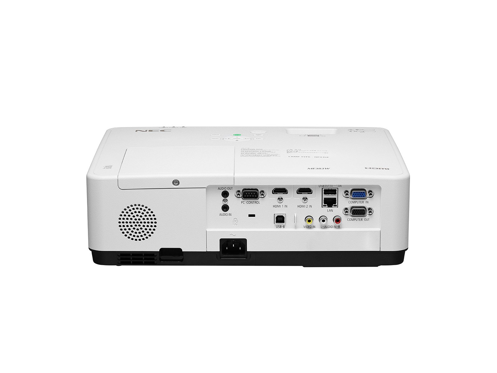 NEC ME383W Standard throw projector 3800 ANSI lumens 3LCD WXGA (1280x800) White – image 8