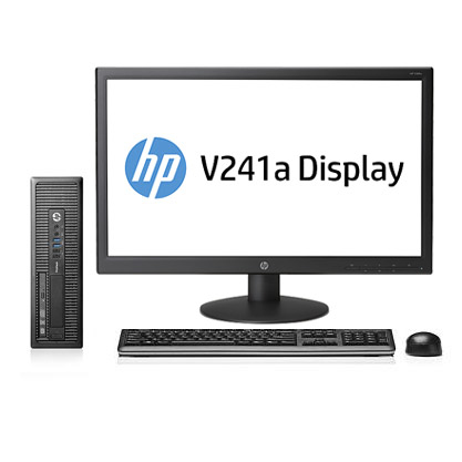 HP 600 G1 SFF + V241a