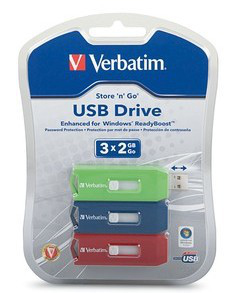 Verbatim 3x 2GB Store 'n' Go USB Drives – image 2