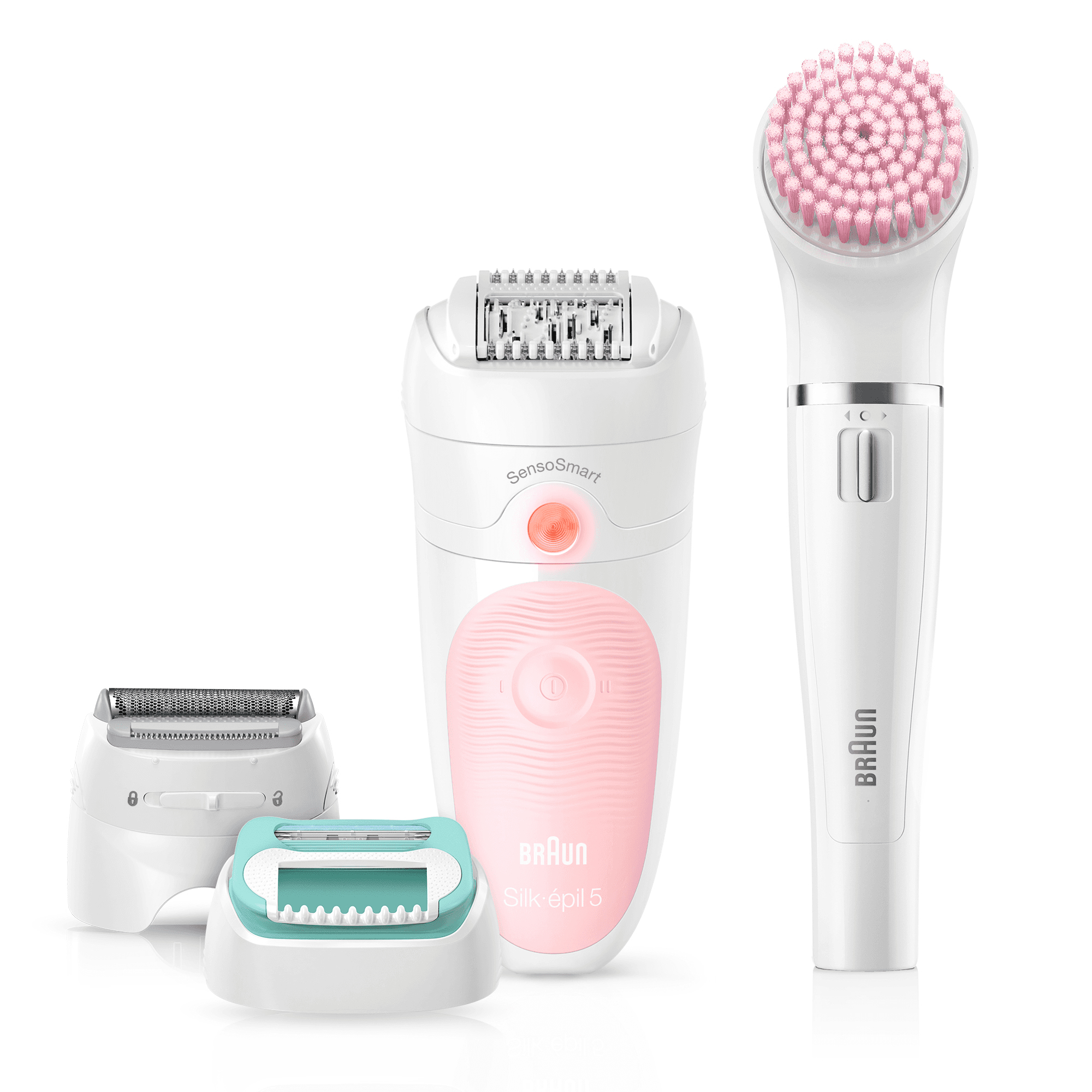 Braun Silk-épil 5 4210201223467 epilator 28 tweezers Pink, White – image 2