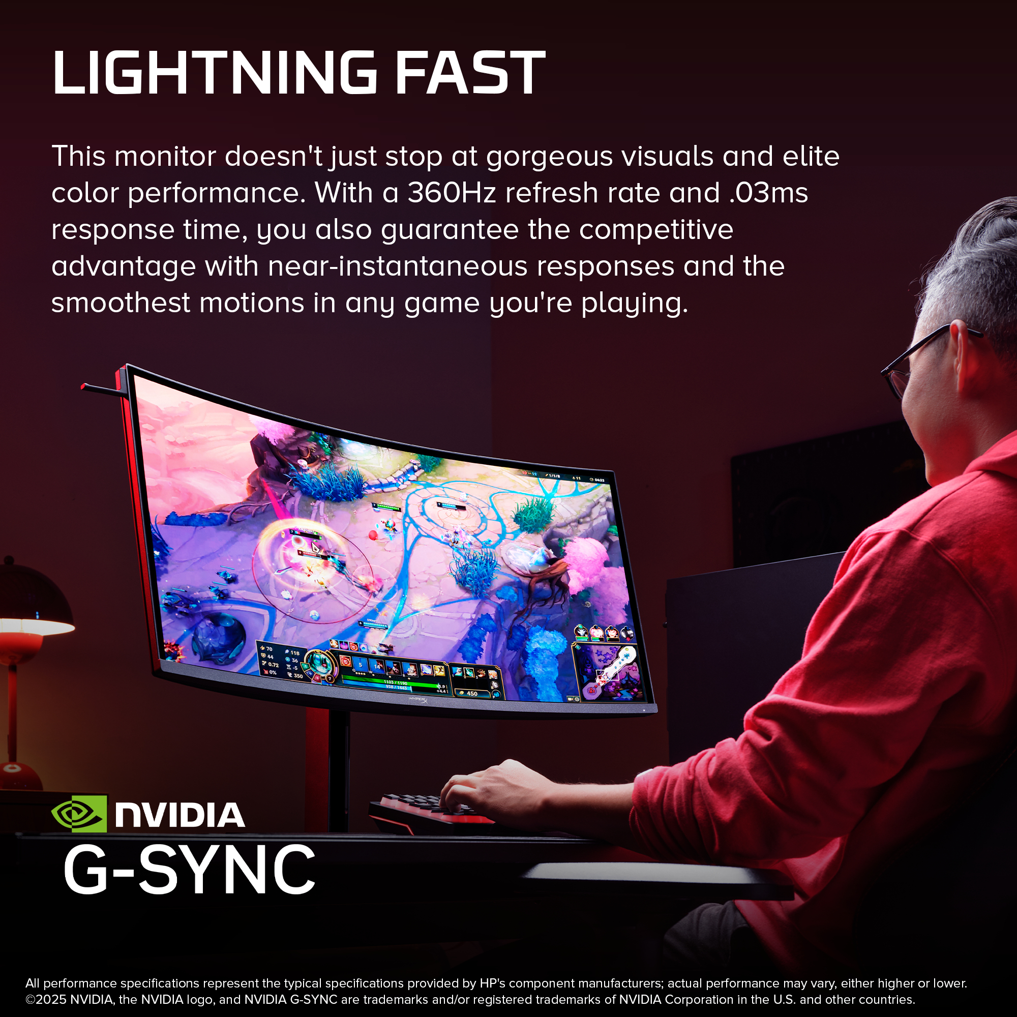 HP HyperX OMEN OLED 34 inch WQHD 360Hz Gaming Monitor - OMEN OLED 34 – image 9