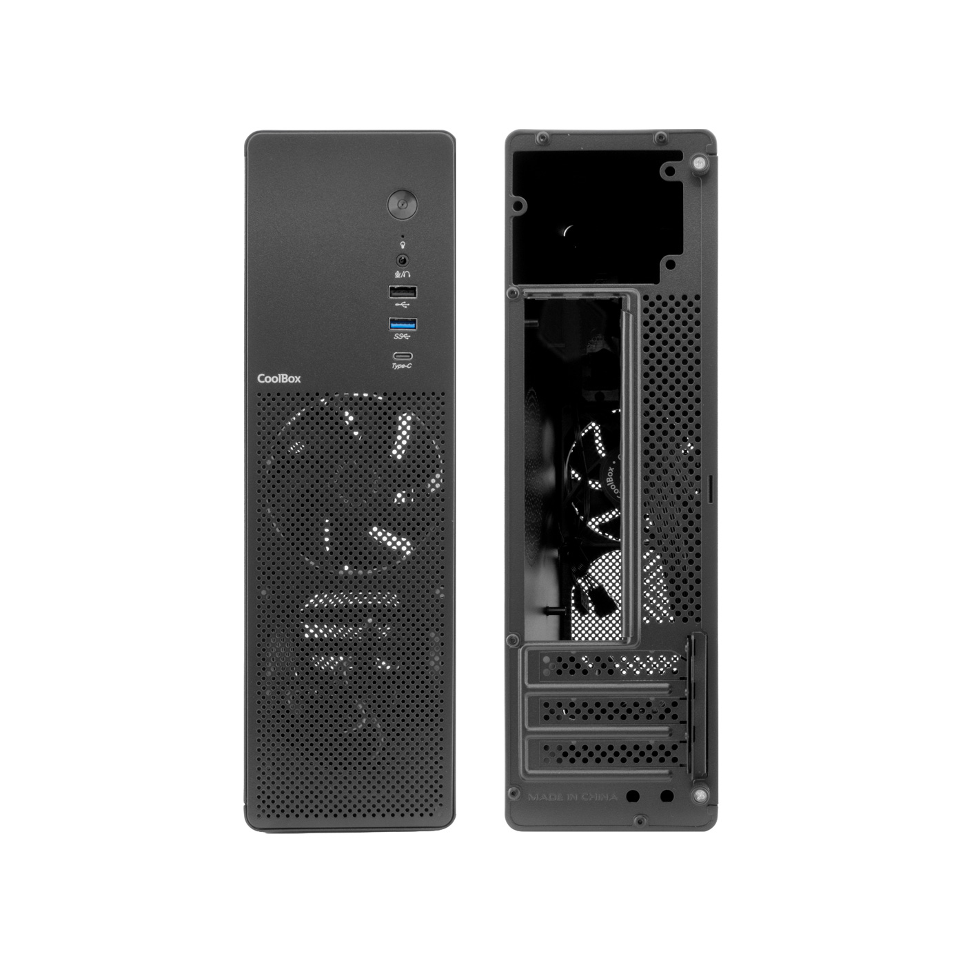 CoolBox COO-PCT100-0 computer case Low Profile (Slimline) Black – image 2