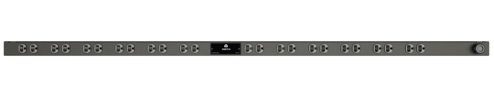 Vertiv MN01X4B0-24D203-2TL5A0A10-S power distribution unit (PDU) 24 AC outlet(s) Black