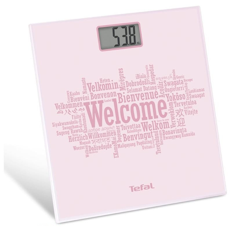 Tefal PP1041V0 personal scale Square Pink Electronic personal scale