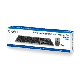 Ewent EW3261 keyboard Mouse included Universal AZERTY Black, Grey – image 3