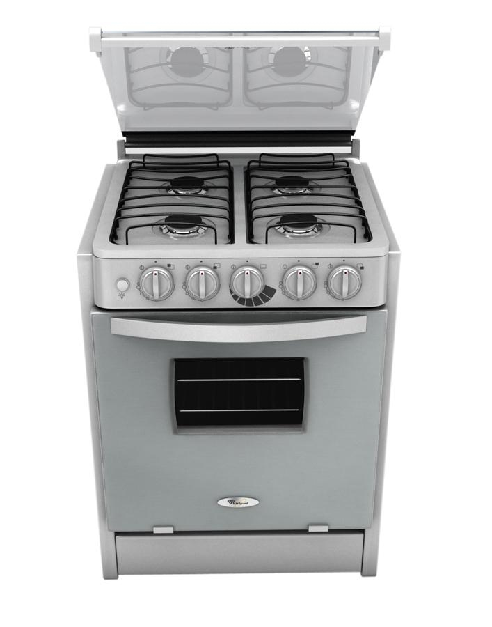 Whirlpool WB20525RQ cooker Built-in cooker Natural gas Gas White