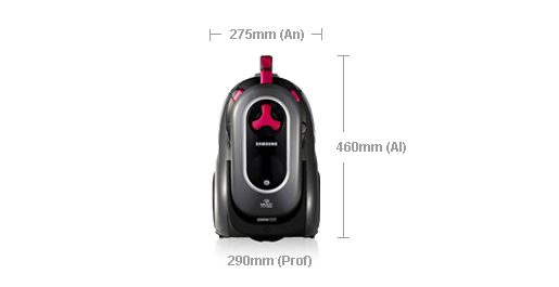 Samsung SC8680 2.5 L Cylinder vacuum 2000 W Bagless – image 2