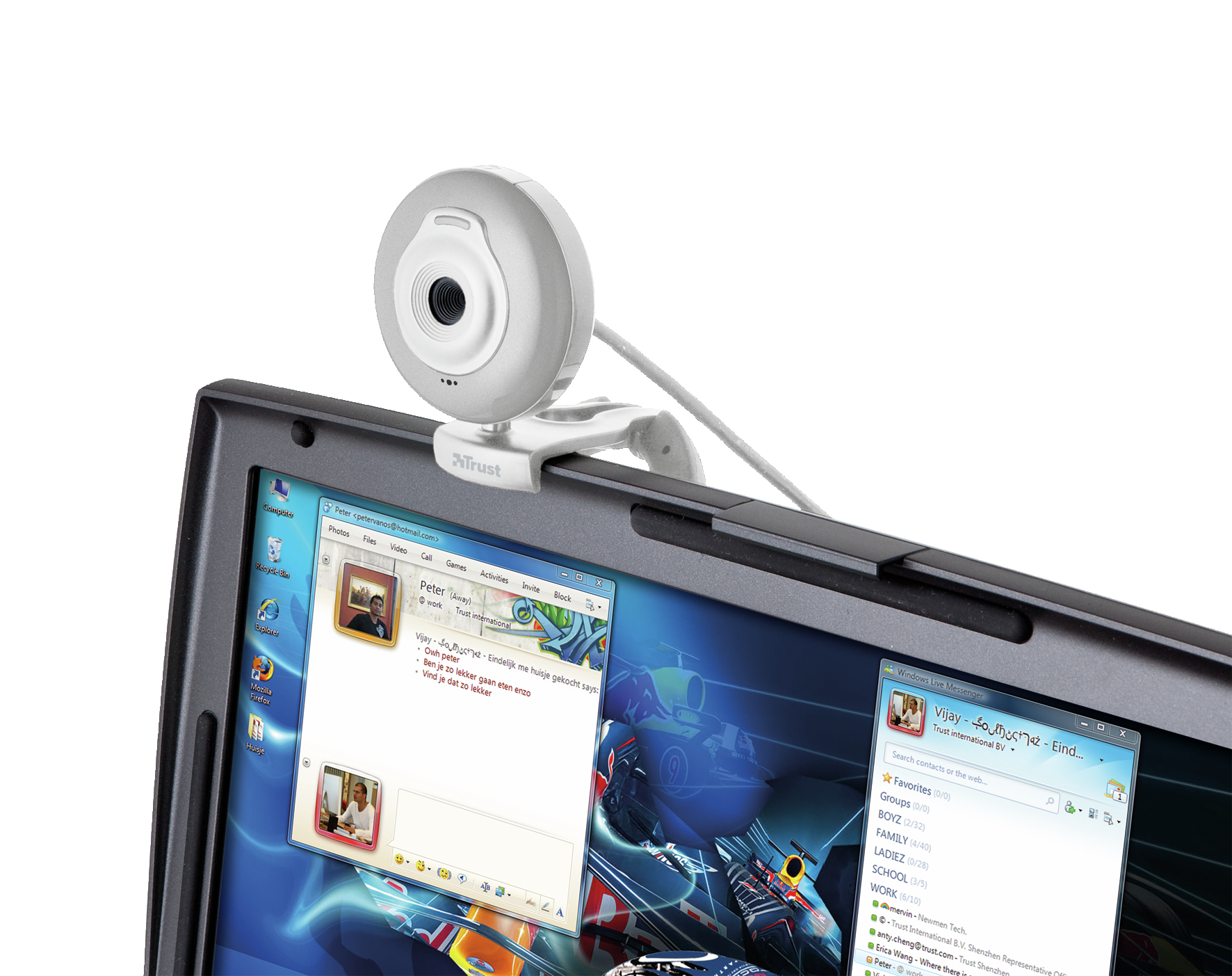 Trust MultiCover Chat Webcam – image 2