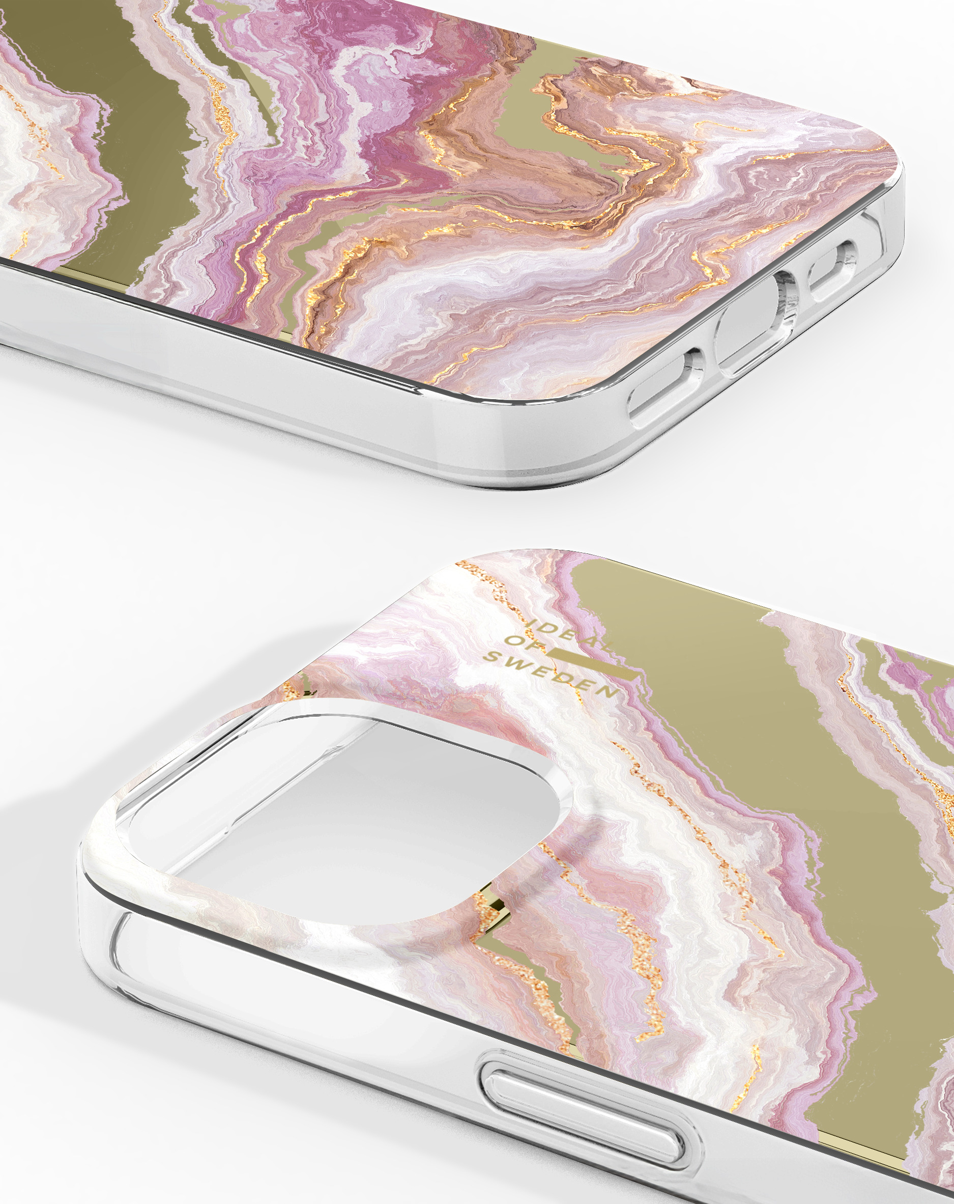 iDeal of Sweden Mirror Case iPhone 13 / 14 / 15 / 16e / 17e Agate Halo – image 2