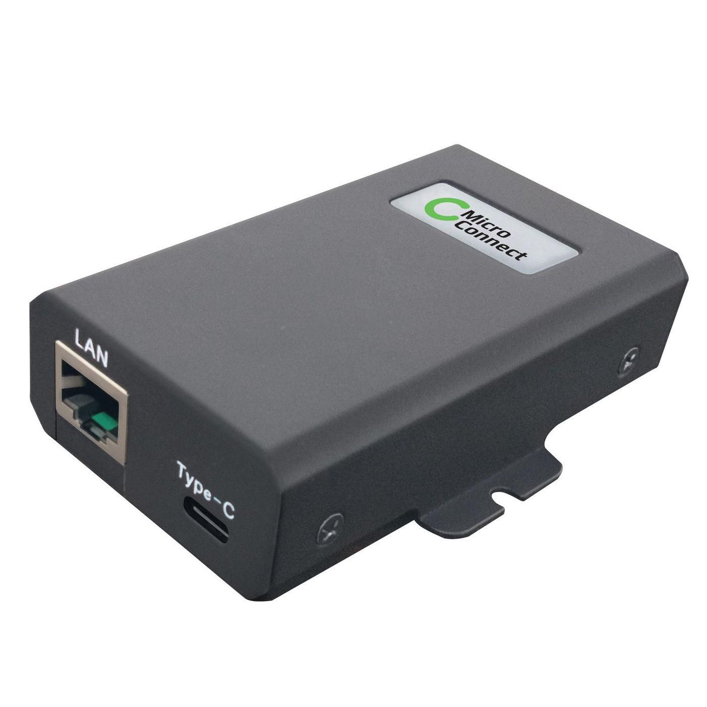 Microconnect POEINJ-25W-USBC PoE adapter Gigabit Ethernet – image 3